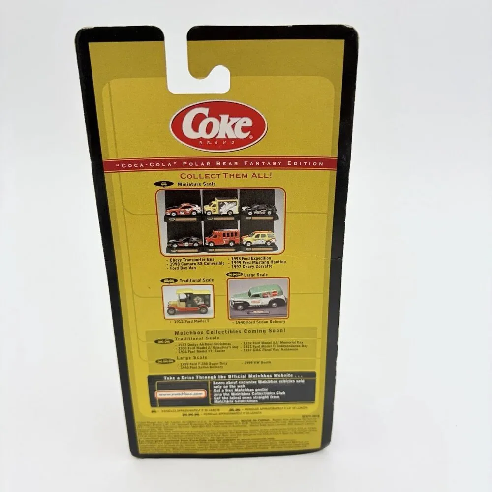 MATCHBOX COLLECTIBLES COCA-COLA Ford Box Van Polar Bear NIP Diecast